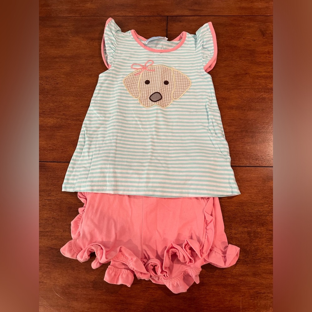 Trotter St. kids short outfit